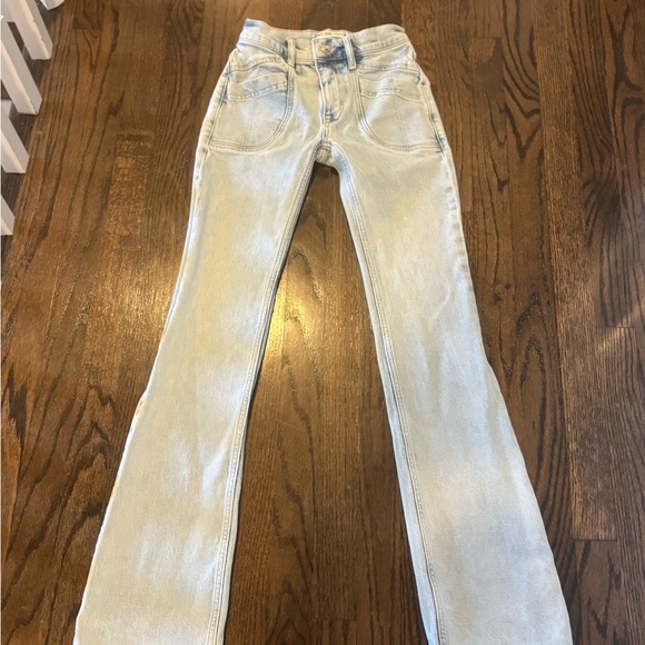 We The Free Light Blue Flare Jeans - Picture 3 of 10